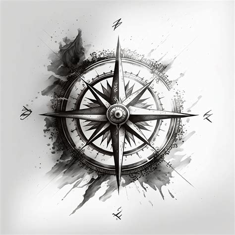 compass tattoo ideas|More.